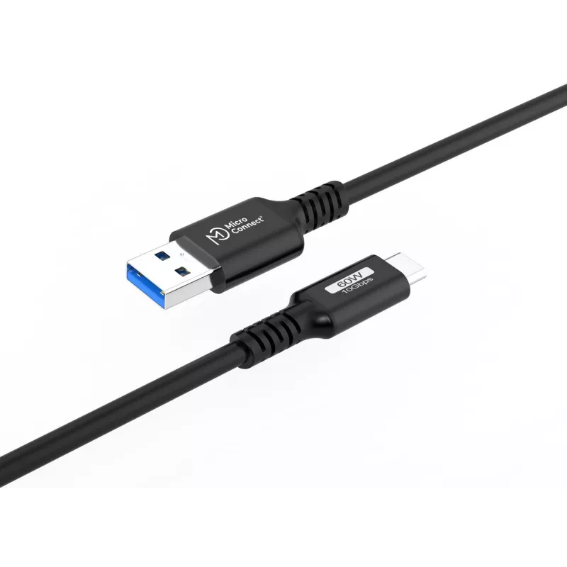 USB-kabel Microconnect USB3.2AC15 1,5 m USB-C USB-A 10 Gbit/s zwart