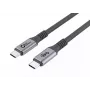 Microconnect USB3.2CC01 USB-kabel USB 3.2 Gen 2 (3.1 Gen 2) 1 m USB C zwart