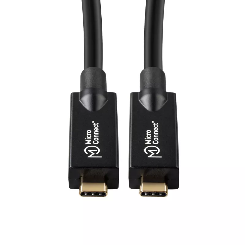 Microconnect USB3.2CC12OP USB-kabel USB 3.2 Gen 2 (3.1 Gen 2) 12,5 m USB-C zwart