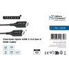 USB-kabel Microconnect USB3.2CC15OP 15 m USB-C zwart 10 Gbit/s
