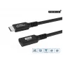 Microconnect USB3.2CC1EX USB-kabel USB4 Gen 2x2 1 m USB-C zwart