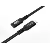 Microconnect USB3.2CC1EX USB-kabel USB4 Gen 2x2 1 m USB-C zwart