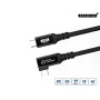 USB-kabel Microconnect USB3.2CC2-A 2 m USB-C zwart USB 3.2 Gen 2x2 20 Gbit/s