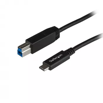 StarTech.com 1 m USB-B naar USB-C kabel, USB 10 Gbit/s, datakabel, USB 3.2 Gen 2, USB-C dataoverdrachtskabel