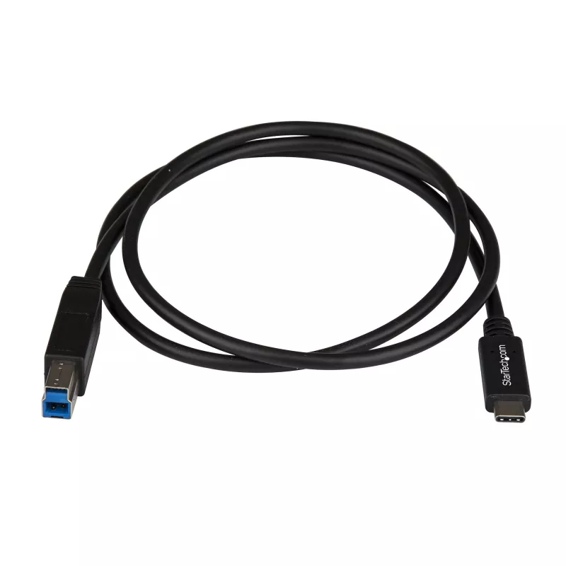 StarTech.com 1 m USB-B naar USB-C kabel, USB 10 Gbit/s, datakabel, USB 3.2 Gen 2, USB-C dataoverdrachtskabel