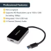 StarTech.com USB 3.0 naar HDMI-adapter met 1x USB, USB naar HDMI-monitorconverter voor Windows (geen ondersteuning voor macOS/ChromeOS/Linux) - TAA