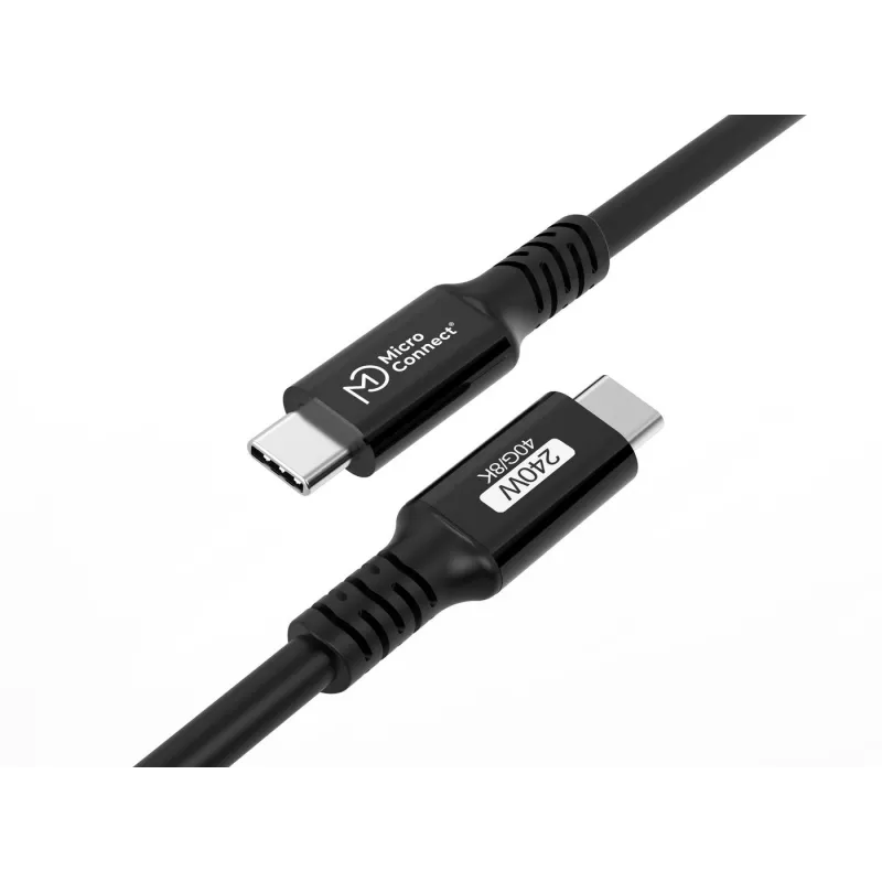 USB-kabel MicroConnect USB4CC15-240W 1,5 m USB-C 40 Gbit/s zwart