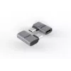 MicroConnect Premium USB4 USB-C haakse adapter, 40 Gbps, 240 W (USB4-CCFA-240W)