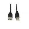 Microconnect USBAAF05B USB-kabel USB 2.0 0,5 m USB-A zwart