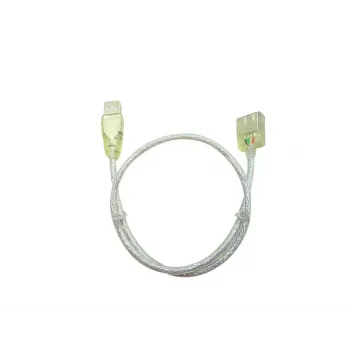 Microconnect USBAAF05T USB-kabel USB 2.0 0,5 m USB-A transparant