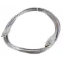Microconnect USBAAF2T USB-kabel USB 2.0 1,8 m USB-A transparant