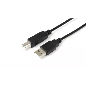 Microconnect USBAB1B USB-kabel USB 2.0 1 m USB-A USB-B zwart
