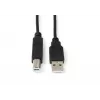 Microconnect USBAB5B USB-kabel USB 2.0 5 m USB A USB B zwart