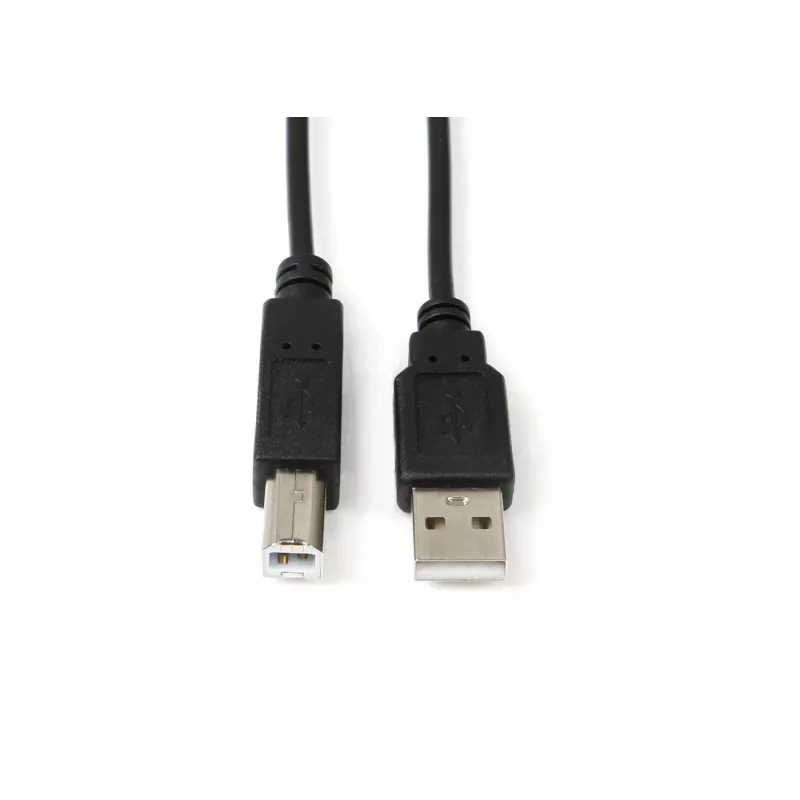 Microconnect USBAB5B USB-kabel USB 2.0 5 m USB A USB B zwart
