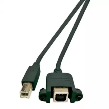 Microconnect USBABF1PANEL2 USB-kabel USB 2.0 1,8 m USB A USB B zwart