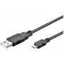 Microconnect USBABMICRO18 USB-kabel USB 2.0 1,8 m USB A Micro-USB B zwart