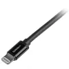 StarTech.com 2 m (6 ft.) USB-naar-Lightning-kabel – Lange iPhone / iPad / iPod-oplaadkabel – Lightning-naar-USB-kabel – Apple MFi-gecertificeerd – zwart
