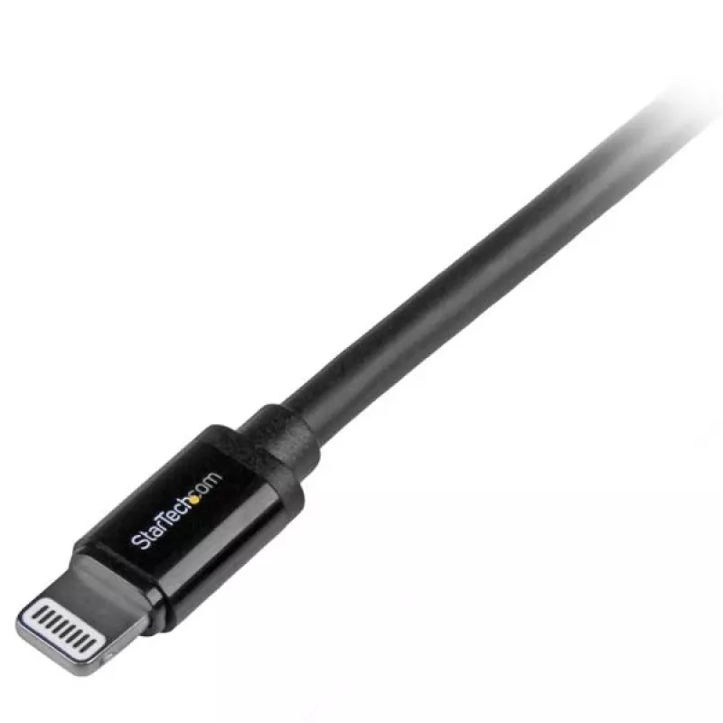 StarTech.com 2 m (6 ft.) USB-naar-Lightning-kabel – Lange iPhone / iPad / iPod-oplaadkabel – Lightning-naar-USB-kabel – Apple MFi-gecertificeerd – zwart