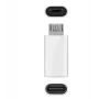 Microconnect USBMICROUSBC kabeladapter Micro-USB B naar USB C wit