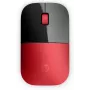 HP Z3700 draadloze muis rood, voor beide handen, optisch, RF draadloos, 1200 DPI, rood