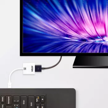 ATEN 4K Active mini DisplayPort naar HDMI converter, 3D, tot 3840 bij 2160 @30Hz