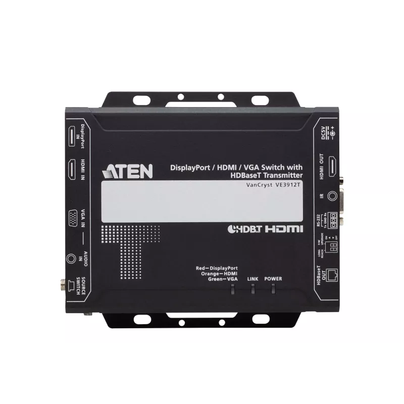ATEN DisplayPort-/HDMI-/VGA-switch met HDBaseT-transmitter