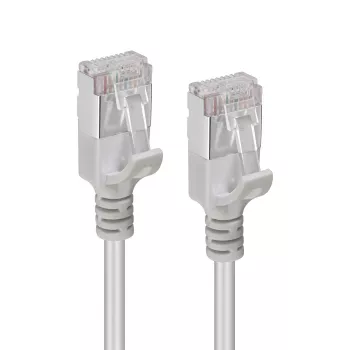Microconnect V-FTP6A0025 slanke netwerkkabel grijs 0,25 m Cat6a U/FTP (STP)