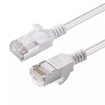 Microconnect V-FTP6A015W slanke netwerkkabel wit 1,5 m Cat6a U/FTP (STP)
