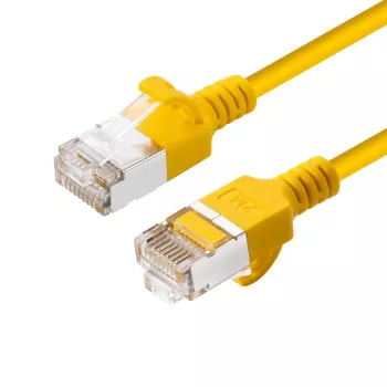 Microconnect V-FTP6A10Y slanke netwerkkabel geel 10 m Cat6a U/FTP (STP)