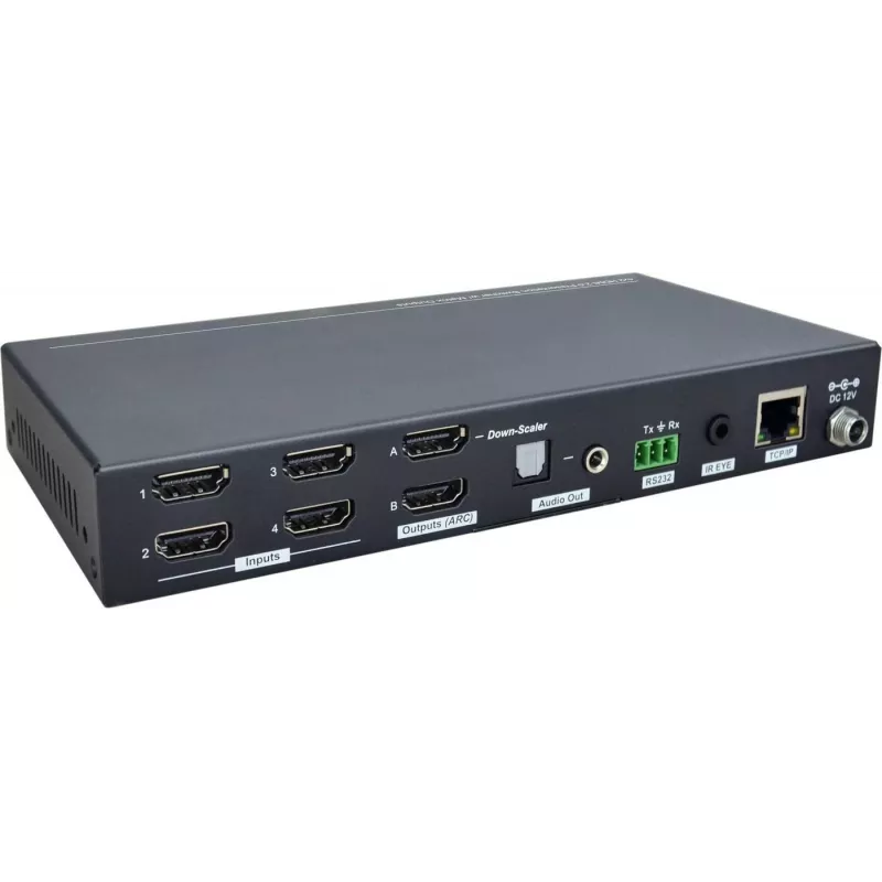 Vivolink VLHDMIMAT4X2RS matrix-switch scalerende matrix-switch 7,5 W