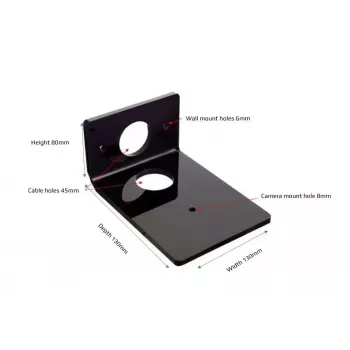 Vivolink VLSHELF-S AV-apparatuurplateau transparant kunststof
