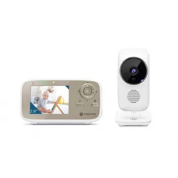 Motorola VM483 video-babyfoon 300 m FHSS goud, wit