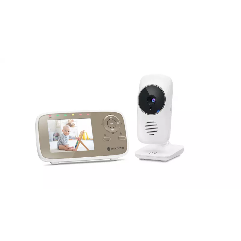 Motorola VM483 video-babyfoon 300 m FHSS goud, wit