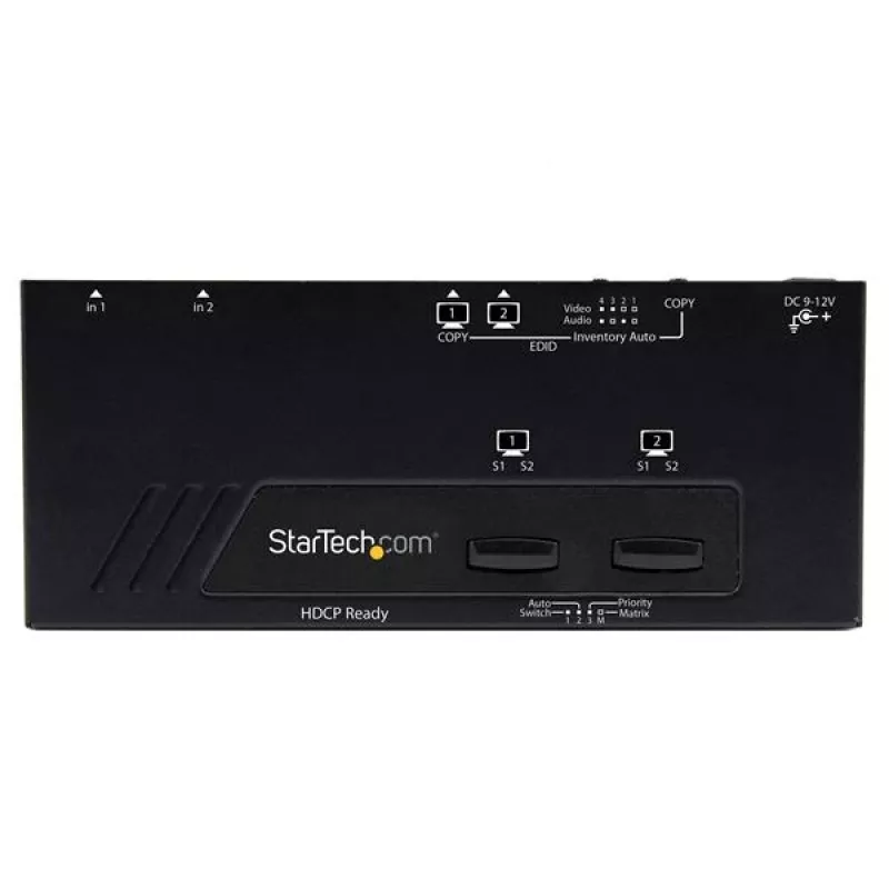 StarTech.com 2X2 HDMI matrixswitch met automatische en prioriteitsschakeling – 1080p