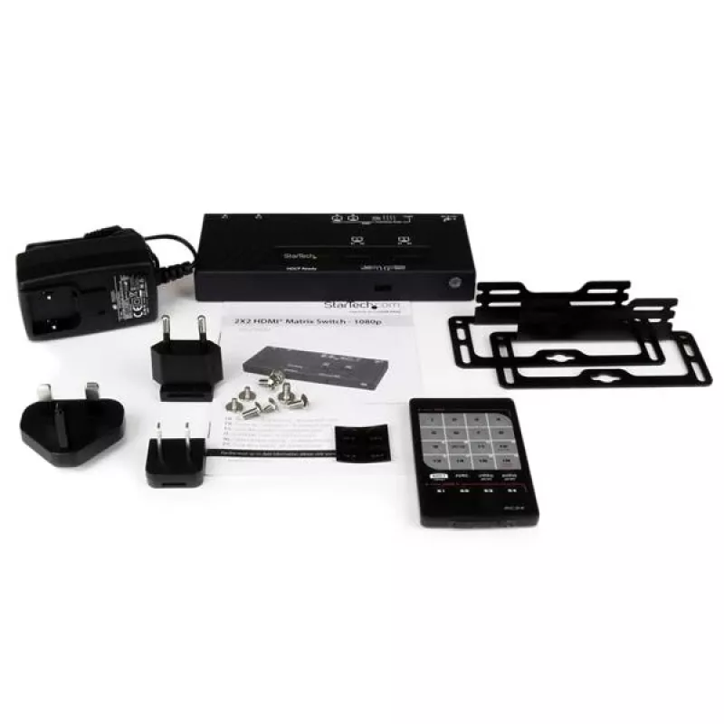 StarTech.com 2X2 HDMI matrixswitch met automatische en prioriteitsschakeling – 1080p