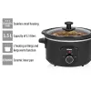 Slowcooker Tristar VS-3915 3,5L zwart draaiknop 180W