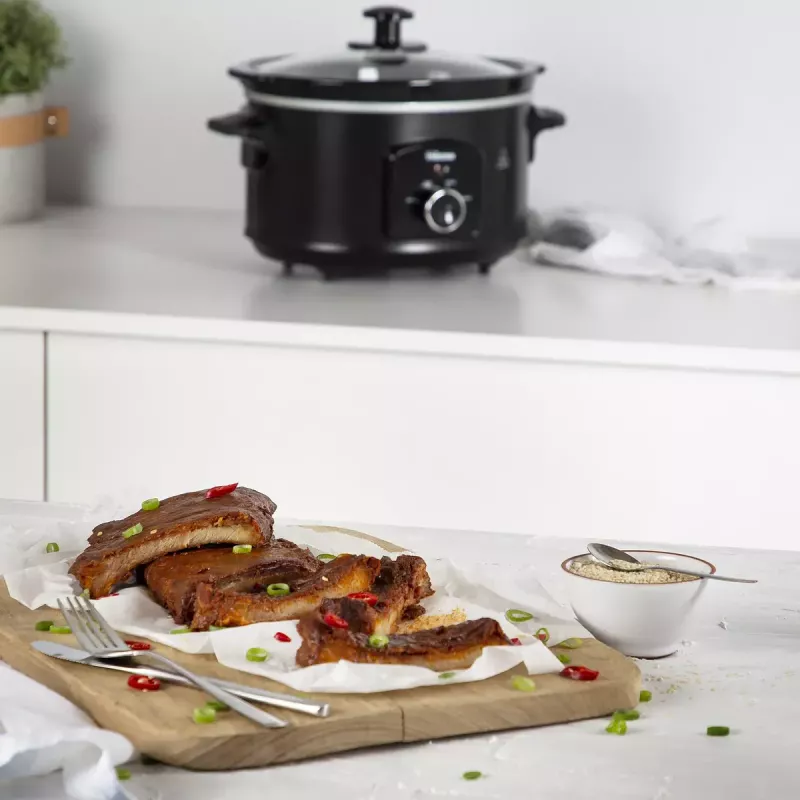 Slowcooker Tristar VS-3915 3,5L zwart draaiknop 180W