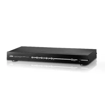ATEN 4-poorts dual view HDMI-switch, HDMI, metaal, zwart, 15 m, 480p, 720p, 1080i, 1080p, 6,75 Gbit/s