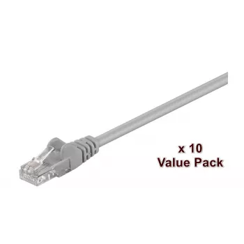 Microconnect V-UTP5005VP netwerkkabel grijs 0,5 m Cat5e U/UTP (UTP)