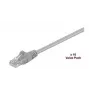 Microconnect V-UTP510VP Cat5e U/UTP netwerk-patchkabel 10 m, grijs, 10-pack