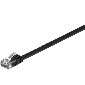 Microconnect V-UTP6015S-FLAT netwerkkabel zwart 1,5 m Cat6 U/UTP (UTP)