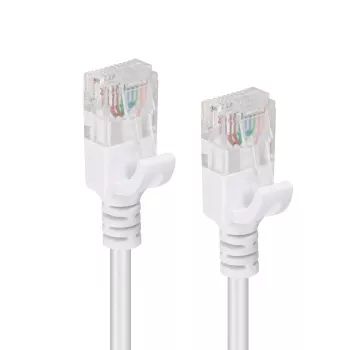Microconnect V-UTP610W slank netwerkkabel wit 10 m Cat6 U/UTP (UTP)