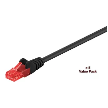 Microconnect V-UTP615SVP netwerkkabel zwart 15 m Cat6 U/UTP (UTP)