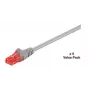Microconnect V-UTP615VP Cat6 U/UTP netwerk patchkabel, 15 m, grijs, 5-pack