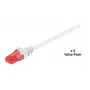 Microconnect V-UTP615WVP Cat6 U/UTP netwerk patchkabel, 15 m, wit, 5-pack