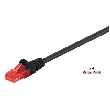 Microconnect V-UTP620SVP netwerkkabel zwart 20 m Cat6 U/UTP (UTP)