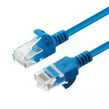 Microconnect V-UTP6A01B slank netwerkkabel blauw 1 m Cat6a U/UTP (UTP)