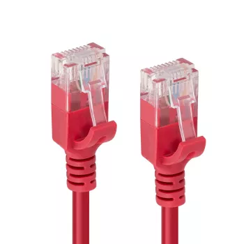 Microconnect V-UTP6A02R slanke netwerkkabel rood 2 m Cat6a U/UTP (UTP)
