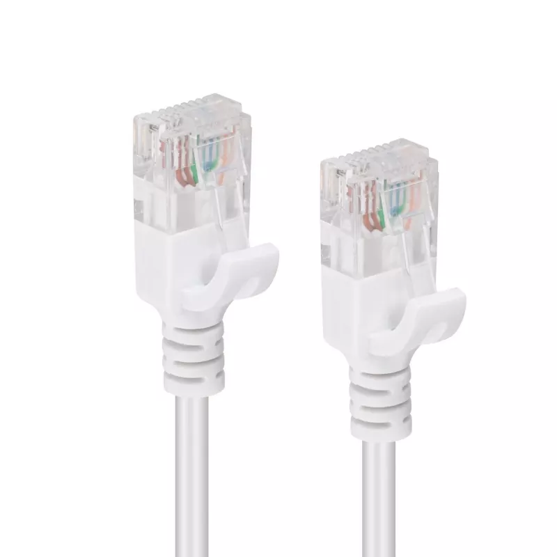 Microconnect V-UTP6A02W slanke netwerkkabel wit 2 m Cat6a U/UTP (UTP)