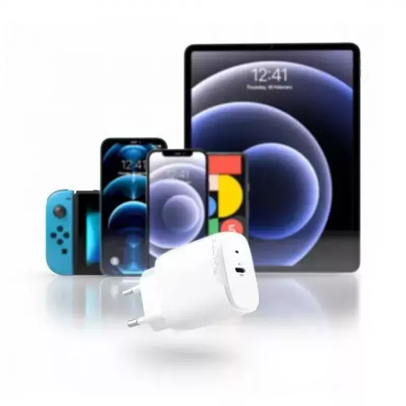 Indoor-oplader ALOGIC WC1X20-EU smartphone 100-240V USB-C wit
